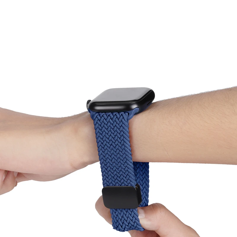 Ремешок Dux Ducis Nylon Woven для Apple Watch 38/40/41/42mm(ser.10), Storm Blue 2, Нейлон, купить оптом с доставкой