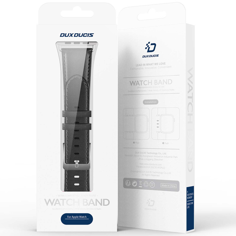 Ремінець Dux Ducis Leather Strap Classic для Apple Watch 38/40/41/42mm(ser.10) на малюнкі №5