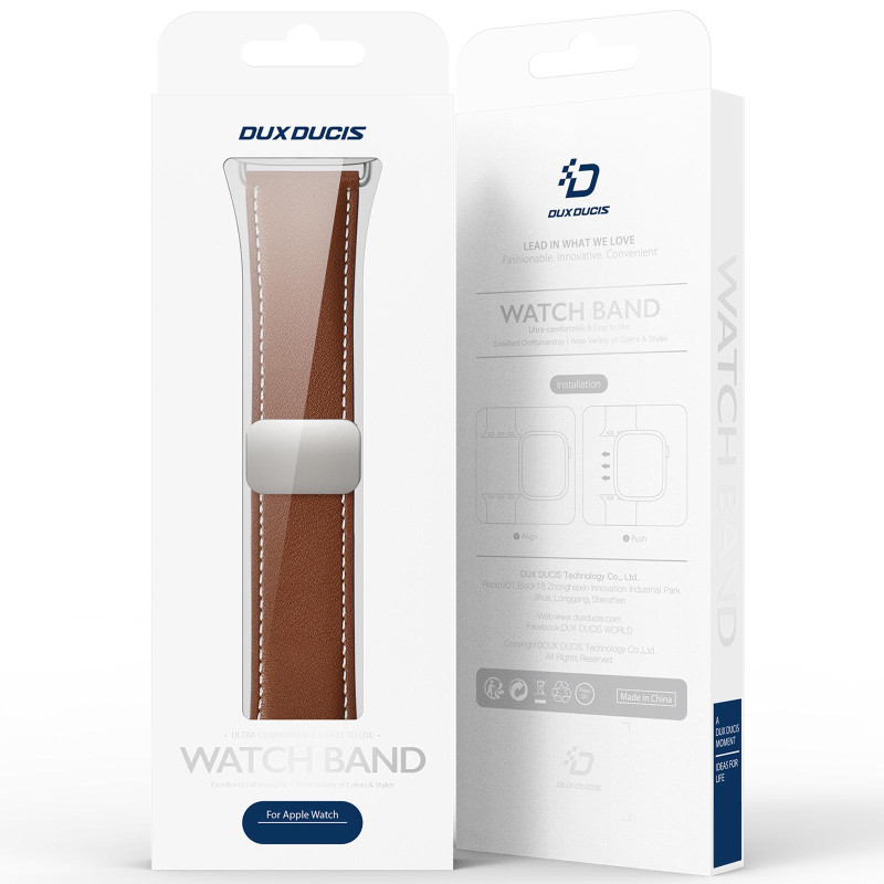 Ремінець Dux Ducis Genuine Leather для Apple Watch 42(ser.1-3)/44/45/46/49mm на малюнкі №5