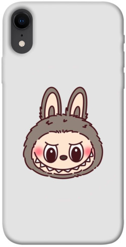 Чехол itsPrint Labubu grey для Apple iPhone XR (6.1")