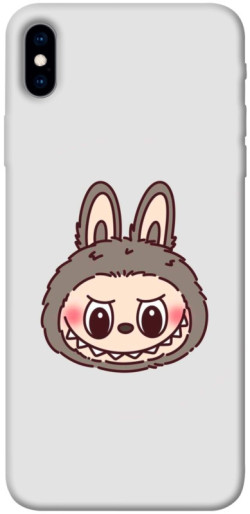 Чехол itsPrint Labubu grey для Apple iPhone XS Max (6.5")
