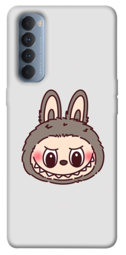 Чехол itsPrint Labubu grey для Oppo Reno 4 Pro