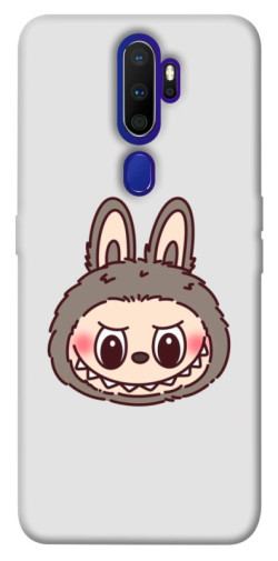 Чехол itsPrint Labubu grey для Oppo A5 (2020) / Oppo A9 (2020)