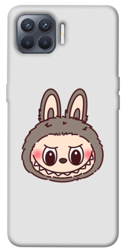 Чехол itsPrint Labubu grey для Oppo Reno 4 Lite