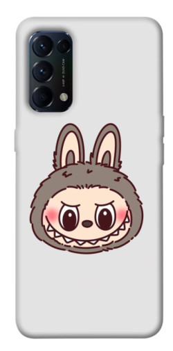 Чехол itsPrint Labubu grey для Oppo Reno 5 4G