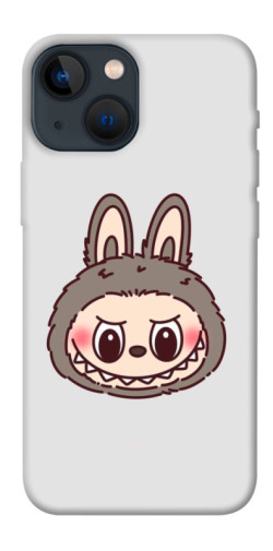 Чехол itsPrint Labubu grey для Apple iPhone 13 mini (5.4")