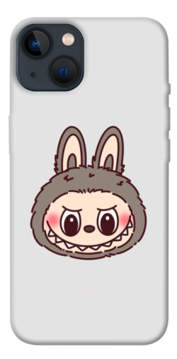 Чехол itsPrint Labubu grey для Apple iPhone 13 (6.1")