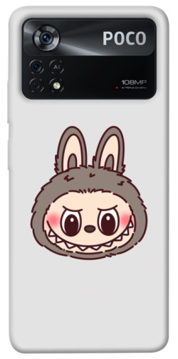 Чехол itsPrint Labubu grey для Xiaomi Poco X4 Pro 5G