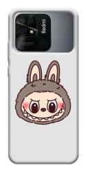 Чехол itsPrint Labubu grey для Xiaomi Redmi 10C