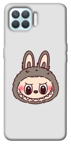 Чехол itsPrint Labubu grey для Oppo F17 Pro