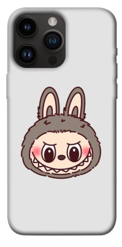 Чехол itsPrint Labubu grey для Apple iPhone 14 Pro Max (6.7")