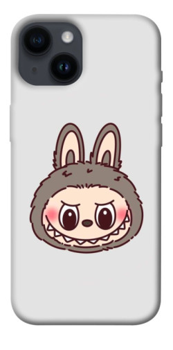 Чехол itsPrint Labubu grey для Apple iPhone 14 (6.1")