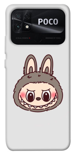 Чехол itsPrint Labubu grey для Xiaomi Poco C40