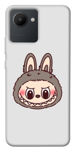 Чехол itsPrint Labubu grey для Realme C30