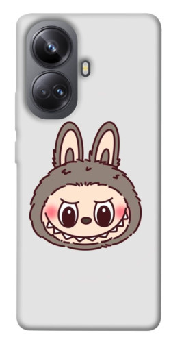 Чехол itsPrint Labubu grey для Realme 10 Pro+