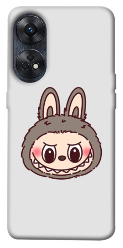 Чехол itsPrint Labubu grey для Oppo Reno 8 T 4G