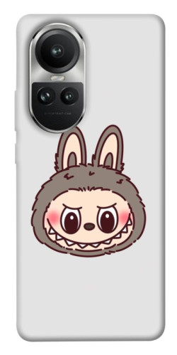 Чехол itsPrint Labubu grey для Oppo Reno 10