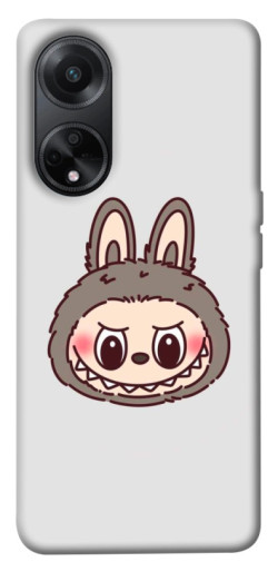 Чехол itsPrint Labubu grey для Oppo A58 4G
