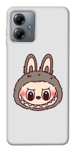 Чехол itsPrint Labubu grey для Motorola Moto G14