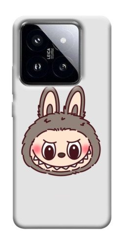 Чехол itsPrint Labubu grey для Xiaomi 14 Pro
