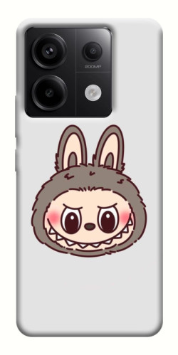 Чехол itsPrint Labubu grey для Xiaomi Redmi Note 13 Pro 4G