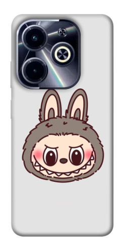 Чехол itsPrint Labubu grey для Infinix Hot 40i