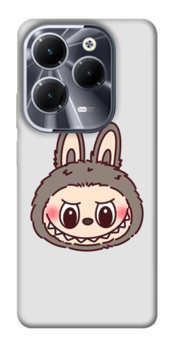 Чехол itsPrint Labubu grey для Infinix Hot 40