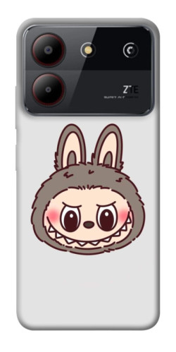 Чехол itsPrint Labubu grey для ZTE Blade A54 4G
