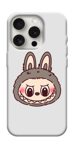 Чехол itsPrint Labubu grey для Apple iPhone 16 Pro Max (6.9")