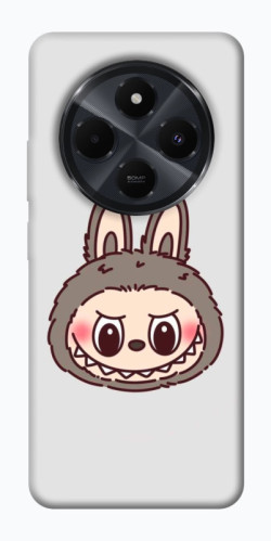 Чехол itsPrint Labubu grey для Xiaomi Redmi 14C / Poco C75