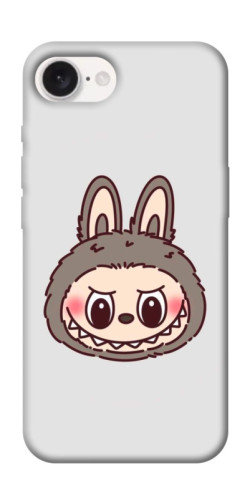 Чехол itsPrint Labubu grey для Apple iPhone 16e (6.1")