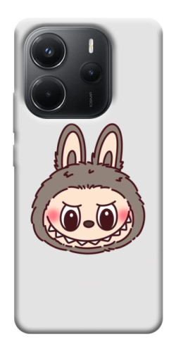 Чехол itsPrint Labubu grey для Xiaomi Redmi Note 14 4G (Int. version)