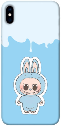 Чехол itsPrint Labubu blue для Apple iPhone XS Max (6.5")