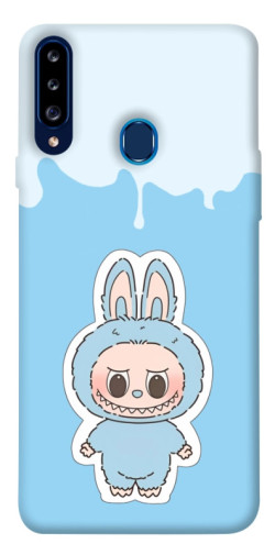 Чехол itsPrint Labubu blue для Samsung Galaxy A20s