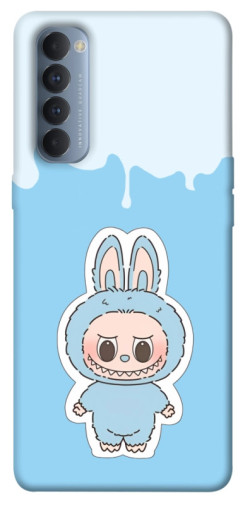 Чехол itsPrint Labubu blue для Oppo Reno 4 Pro