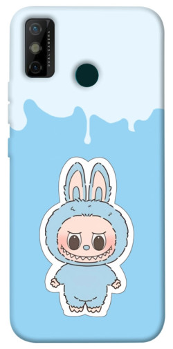 Чехол itsPrint Labubu blue для TECNO Spark 6 Go