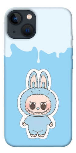 Чехол itsPrint Labubu blue для Apple iPhone 13 (6.1")