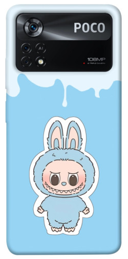 Чехол itsPrint Labubu blue для Xiaomi Poco X4 Pro 5G