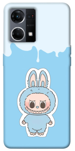 Чехол itsPrint Labubu blue для Oppo Reno 7 4G