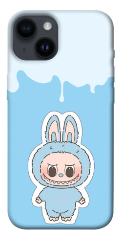 Чехол itsPrint Labubu blue для Apple iPhone 14 (6.1")