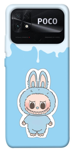 Чехол itsPrint Labubu blue для Xiaomi Poco C40
