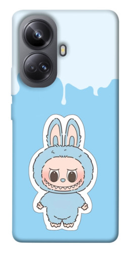 Чехол itsPrint Labubu blue для Realme 10 Pro+