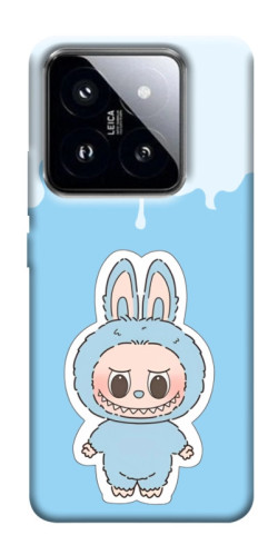 Чехол itsPrint Labubu blue для Xiaomi 14 Pro