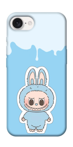 Чехол itsPrint Labubu blue для Apple iPhone 16e (6.1")