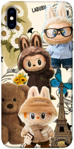 Чехол itsPrint Labubu mood для Apple iPhone X (5.8")