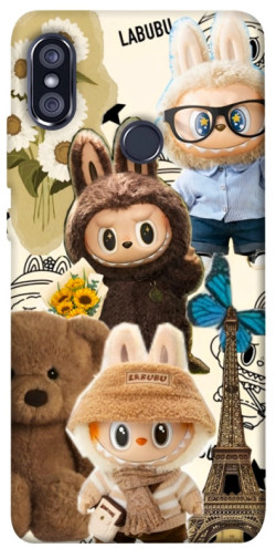 Чехол itsPrint Labubu mood для Xiaomi Redmi Note 5 Pro / Note 5 (AI Dual Camera)