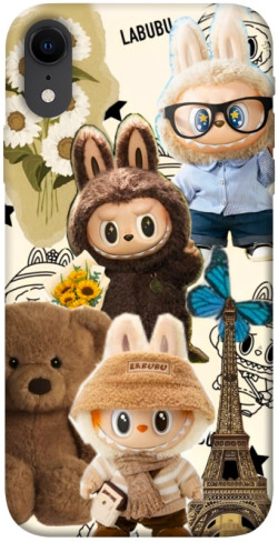 Чехол itsPrint Labubu mood для Apple iPhone XR (6.1")