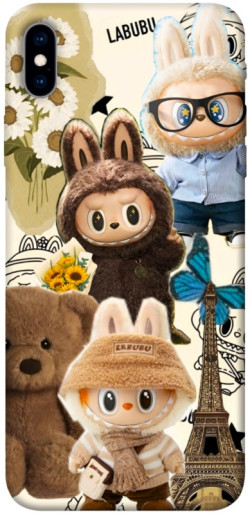 Чехол itsPrint Labubu mood для Apple iPhone XS Max (6.5")
