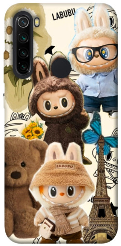 Чехол itsPrint Labubu mood для Xiaomi Redmi Note 8
