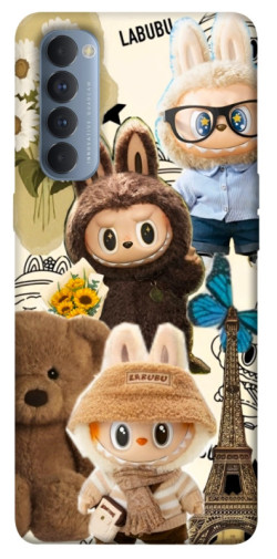 Чехол itsPrint Labubu mood для Oppo Reno 4 Pro